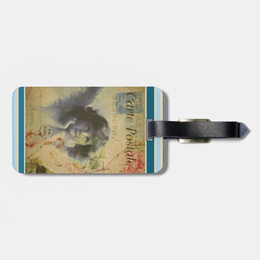 Bagagelabel Frans Briefkaart (Achterkant horizontaal)