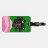 Bagagelabel Franse Braids (Achterkant horizontaal)