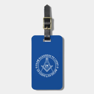 Bagagelabel Freemasonry-symbool