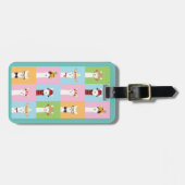 Bagagelabel - Funny Llama (Voorkant horizontaal)