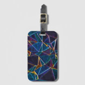 Bagagelabel gebroken bellen (Voorkant (verticaal))