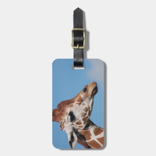 Bagagelabel Giraffe profiel (Voorkant verticaal)