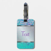 bagagelabel Glitter Star Dust (Achterkant verticaal)