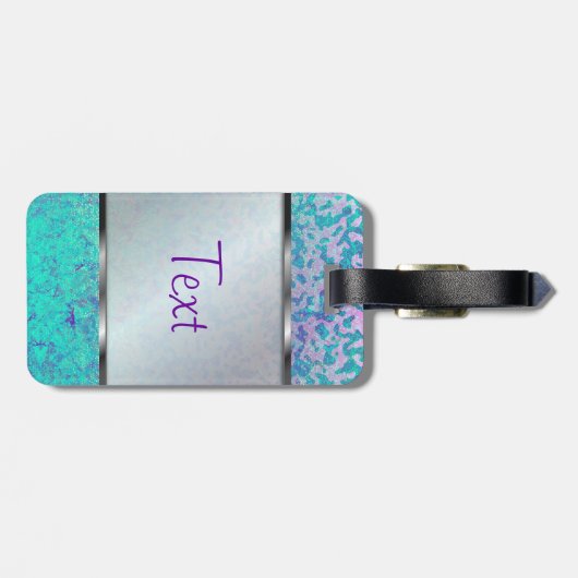 bagagelabel Glitter Star Dust (Achterkant horizontaal)