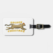 Bagagelabel - Golden Cheetahs (Voorkant horizontaal)