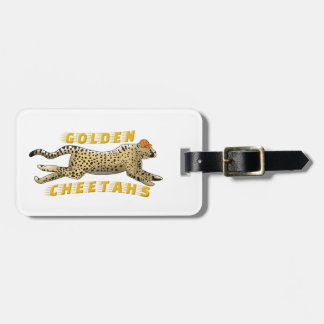 Bagagelabel - Golden Cheetahs