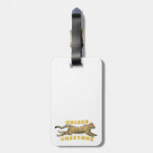 Bagagelabel - Golden Cheetahs (Achterkant verticaal)