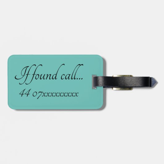 Bagagelabel - Grappige Lama (Achterkant horizontaal)