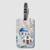 Bagagelabel Griekenland (Voorkant (verticaal))