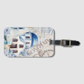 Bagagelabel Griekenland (Voorkant (horizontaal))