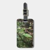 Bagagelabel Groene parrots (Voorkant verticaal)