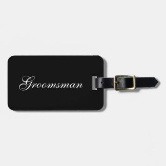 bagagelabel "Groomsman"
