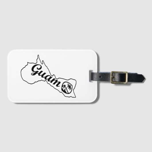 Bagagelabel Guam (Voorkant (horizontaal))