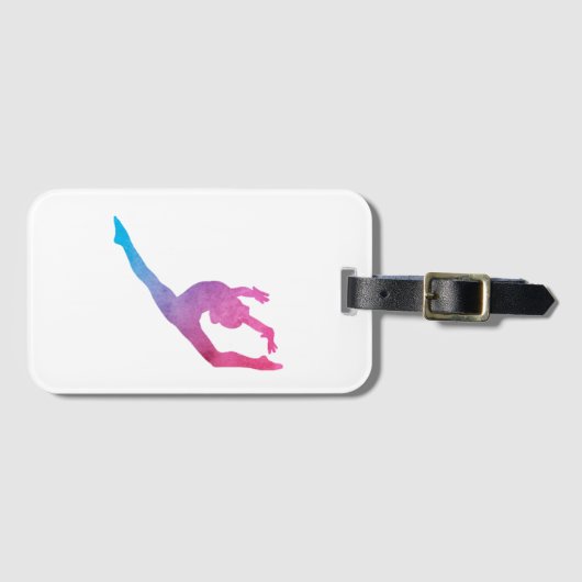 Bagagelabel gymnastieklep (Voorkant (horizontaal))