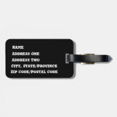 Bagagelabel Halloween Party (Achterkant horizontaal)