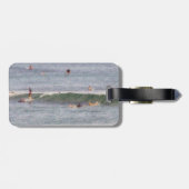 Bagagelabel Hawaiiaanse surfers Waikiki (Achterkant horizontaal)