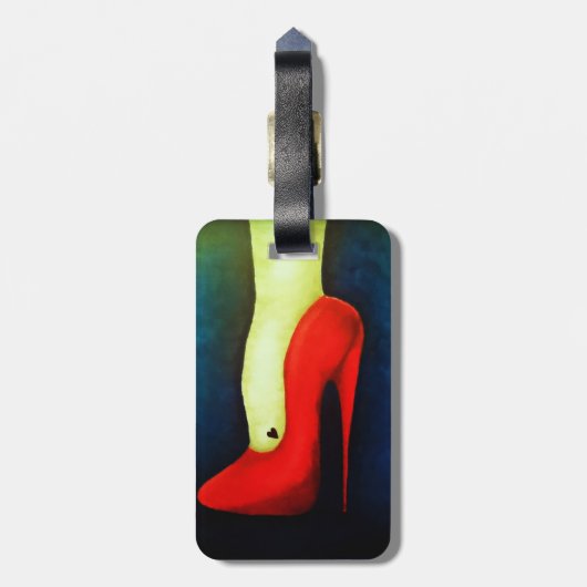 bagagelabel hiel (Achterkant verticaal)