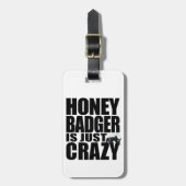 Bagagelabel Honey Badger (Voorkant verticaal)