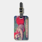 BAGAGELABEL-I WAS GEBOREN OM NAAR HET BEDRIJF TE Z BAGAGELABEL (Voorkant verticaal)