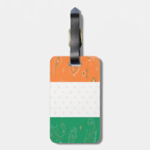 Bagagelabel Ierland vlag (Achterkant verticaal)