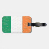 Bagagelabel Ierland vlag (Achterkant horizontaal)