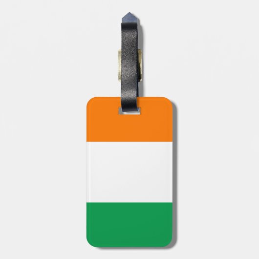Bagagelabel Ierse vlag (Achterkant verticaal)