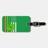 Bagagelabel Ierse vlag (Voorkant horizontaal)