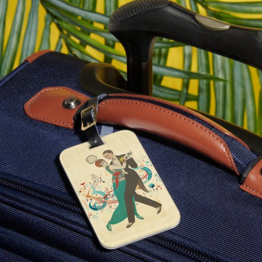 Bagagelabel in de vorm van een ansichtkaart (Voorkant Insitu 1)