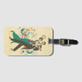 Bagagelabel in de vorm van een ansichtkaart (Voorkant (horizontaal))