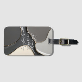 Bagagelabel in stijlvolle graphics