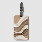 Bagagelabel in stijlvolle graphics (Voorkant (verticaal))