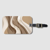 Bagagelabel in stijlvolle graphics (Voorkant (horizontaal))