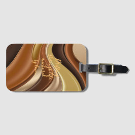 Bagagelabel in stijlvolle graphics