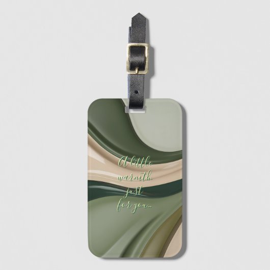 Bagagelabel in stijlvolle graphics (Voorkant (verticaal))