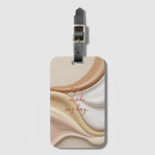 Bagagelabel in stijlvolle graphics (Voorkant (verticaal))