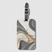 Bagagelabel in stijlvolle graphics (Voorkant (verticaal))