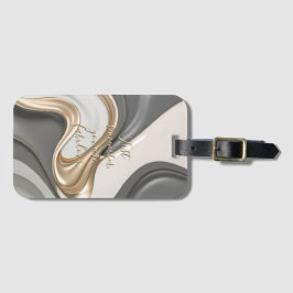 Bagagelabel in stijlvolle graphics