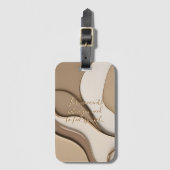 Bagagelabel in stijlvolle graphics (Voorkant (verticaal))