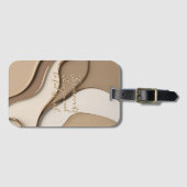 Bagagelabel in stijlvolle graphics (Voorkant (horizontaal))