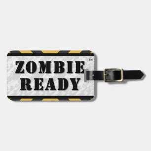 Bagagelabel klaar voor Zombie / Label voor tandwie