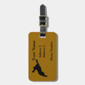 Bagagelabel konijn (Voorkant verticaal)