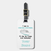 Bagagelabel kruiscontrole (Voorkant verticaal)