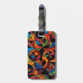 Bagagelabel Kwarters (Achterkant verticaal)