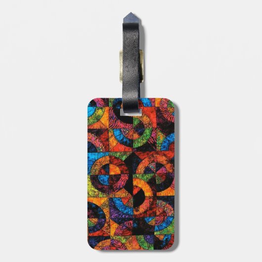 Bagagelabel Kwarters (Achterkant verticaal)