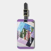 Bagagelabel Kwarters (Voorkant verticaal)