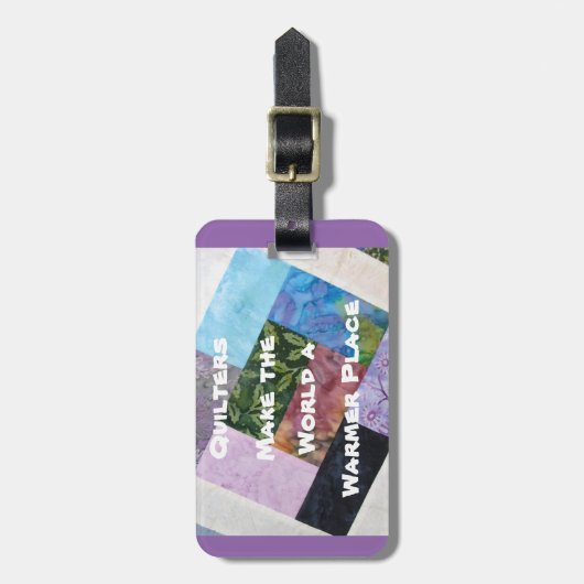 Bagagelabel Kwarters (Voorkant verticaal)