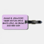  Bagagelabel La-Di-Da Lady Comic Book (Achterkant horizontaal)