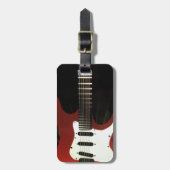 BAGAGELABEL/LABEL GOLF BAG VAN GUITAR LOVER BAGAGELABEL (Voorkant verticaal)