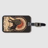 Bagagelabel Leo hemelse dierenriemkunst (Voorkant (horizontaal))