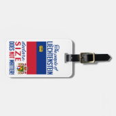 Bagagelabel Liechtenstein (Voorkant horizontaal)
